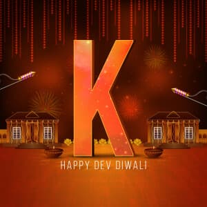Dev Diwali  Premium Theme Social Media poster