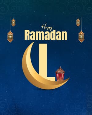 Premium Alphabet - Ramadan poster Maker