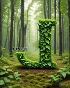 Exclusive Alphabet - World Environment Day poster