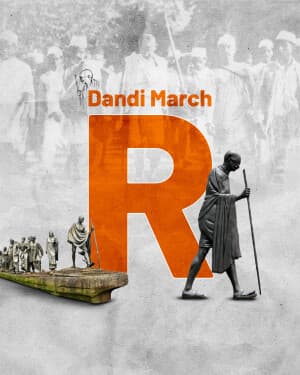 Basic Alphabet - Dandi March marketing poster