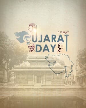 Exclusive Collection - Gujarat Foundation Day illustration