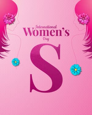 Basic Alphabet - International Women's Day graphic