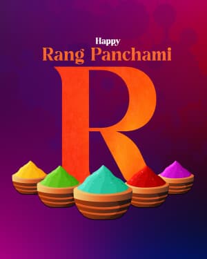 Basic Alphabet - Rang Panchami event poster