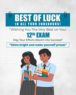 12th Exam Instagram banner