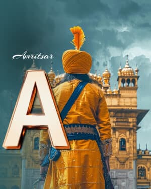 Exclusive Alphabet - Hola Mohalla Facebook Poster