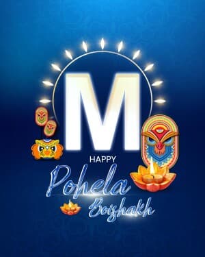 Basic Alphabet - Pohela Boishakh marketing flyer