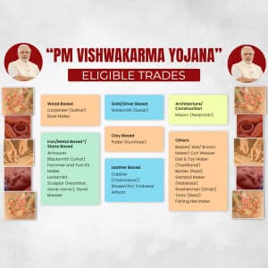 PM Vishwakarma Yojana flyer