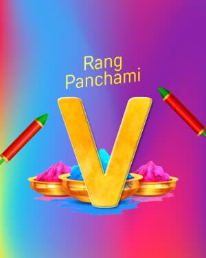 Special Alphabet - Rang Panchami flyer