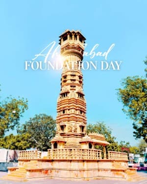 Exclusive Collection - Ahmedabad Foundation Day illustration