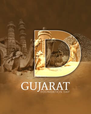 Basic Alphabet - Gujarat Foundation Day graphic