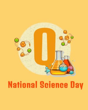 Special Alphabet - National Science Day graphic