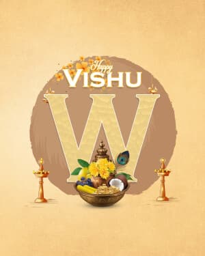 Alphabet - Vishu graphic