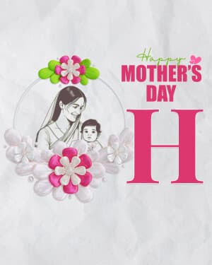 Alphabet - Mother's Day greeting image
