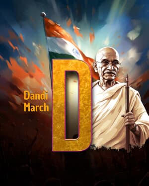 Exclusive Alphabet - Dandi March advertisement banner