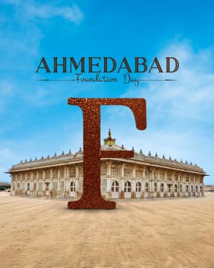 Special Alphabet - Ahmedabad Foundation Day image