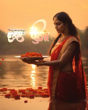 Exclusive Collection of Chhath Puja ad post