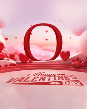 Valentine's Day Special Alphabet creative image