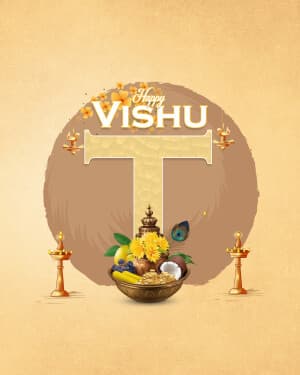Alphabet - Vishu poster Maker