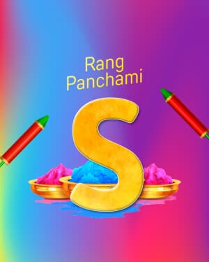 Special Alphabet - Rang Panchami graphic