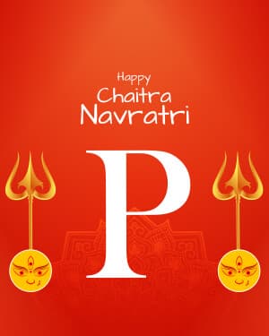 Premium Alphabet - Chaitra Navratri banner