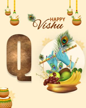 Special Alphabet - Vishu event advertisement