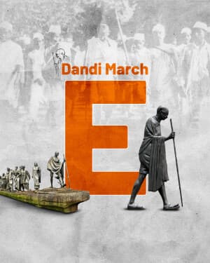 Basic Alphabet - Dandi March flyer