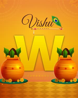 Premium Alphabet - Vishu banner