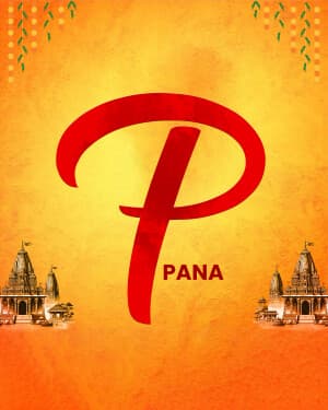 Exclusive Alphabet - Pana Sankranti poster Maker