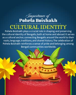 Importance of Pohela Boishakh banner