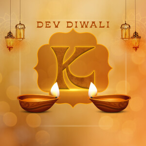 Dev Diwali Regular Theme marketing flyer