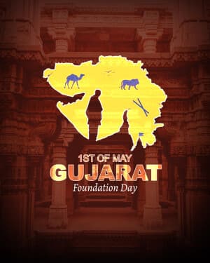 Exclusive Collection - Gujarat Foundation Day poster