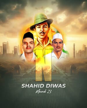 Special Alphabet - Shahid Diwas Instagram Post