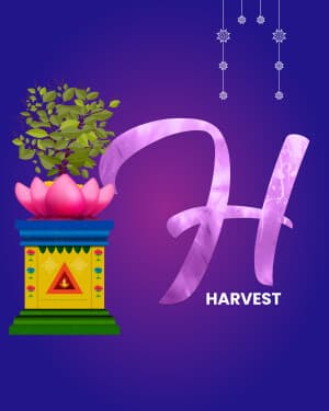 Exclusive Alphabet - Pana Sankranti greeting image