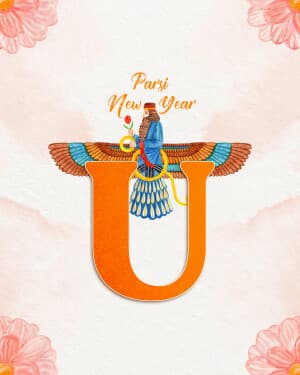 Premium Alphabet - Parsi New year banner