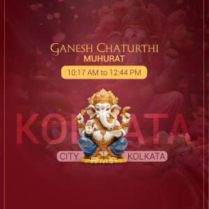 Ganesh Chaturthi Special event advertisement