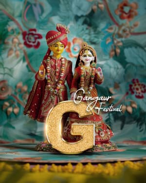 Exclusive Alphabet - Gangaur image