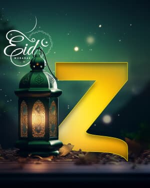 Premium Alphabet - Eid al Fitr post