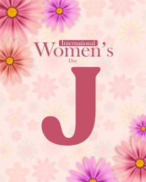 Premium Alphabet - International Women's Day flyer