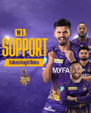 We Support poster