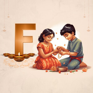 Bhai Dooj Special Theme advertisement banner