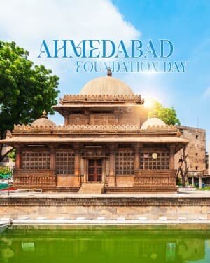 Exclusive Collection - Ahmedabad Foundation Day Instagram Post