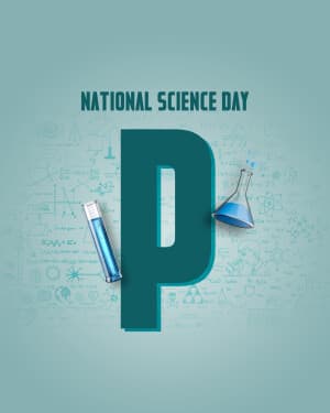 Basic Alphabet - National Science Day graphic