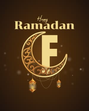 Premium Alphabet - Ramadan flyer