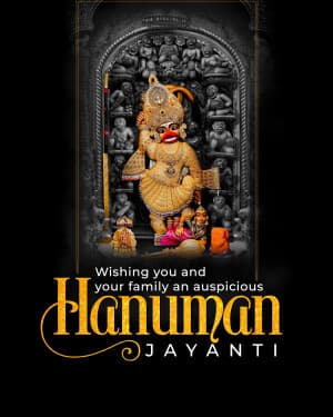 Hanuman Janmotsav event poster