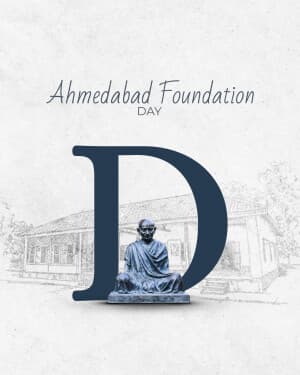 Special Alphabet - Ahmedabad Foundation Day banner