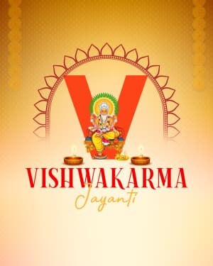 Vishwakarma Jayanti - Basic Alphabet graphic