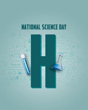 Basic Alphabet - National Science Day illustration