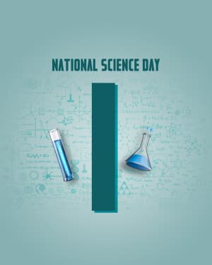 Basic Alphabet - National Science Day event advertisement