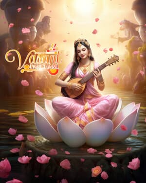 Exclusive Collection of Vasant Panchami event advertisement