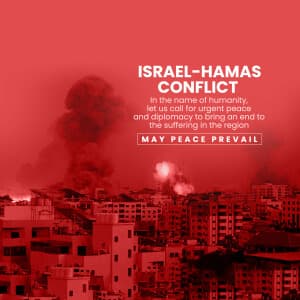 Israel-Hamas Conflict Instagram banner